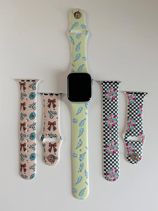 Western Aztec Cattle Watch Band