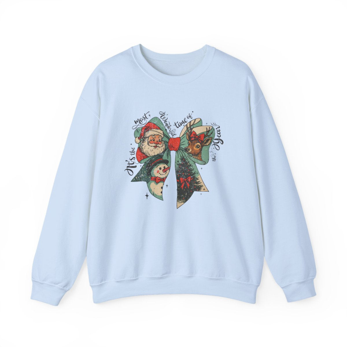 Most Wonderful Time Of The Year Bow Sweatshirt