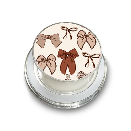 Brown Neutral Bows Collage Coquette Magsafe Phone Grip