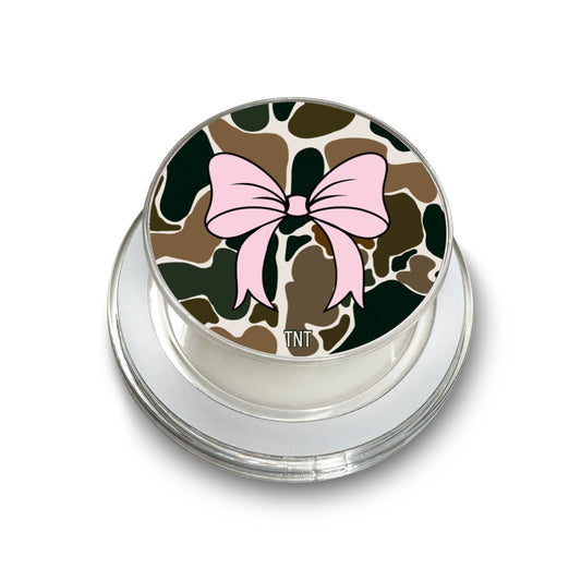 Pink Bow Camo Trendy Magsafe Phone Grip
