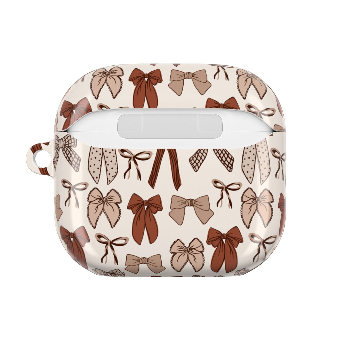 Brown Fall Bow Collage AirPod Case
