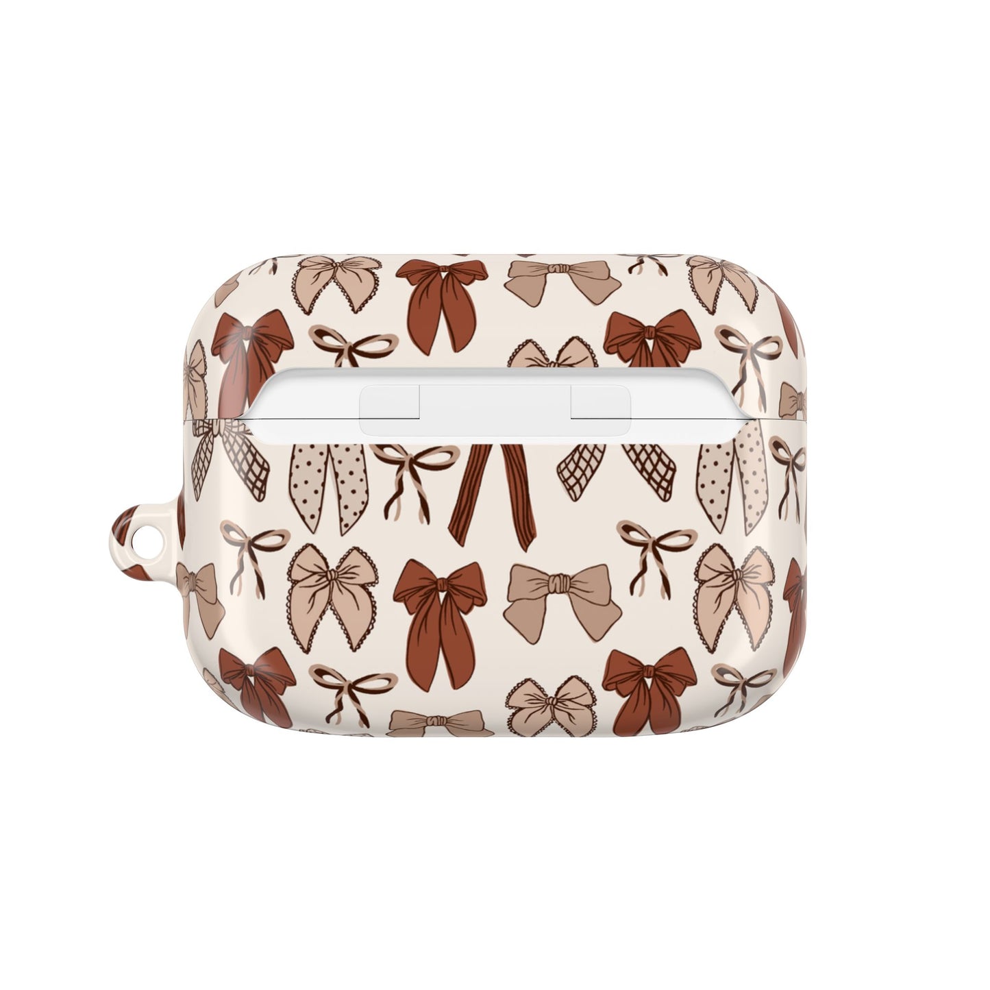 Brown Fall Bow Collage AirPod Case