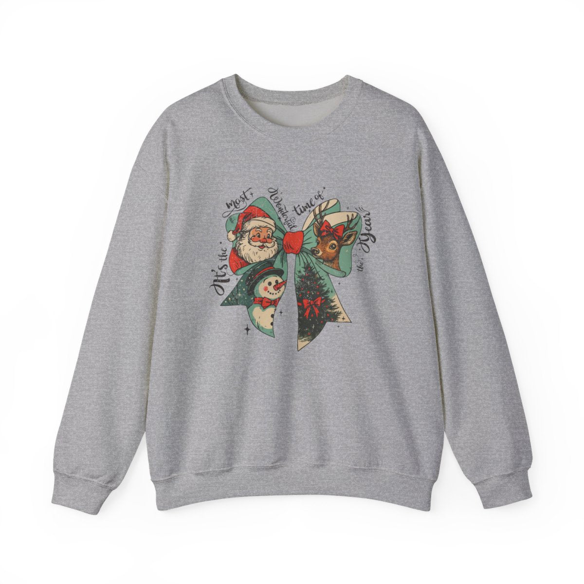 Most Wonderful Time Of The Year Bow Sweatshirt