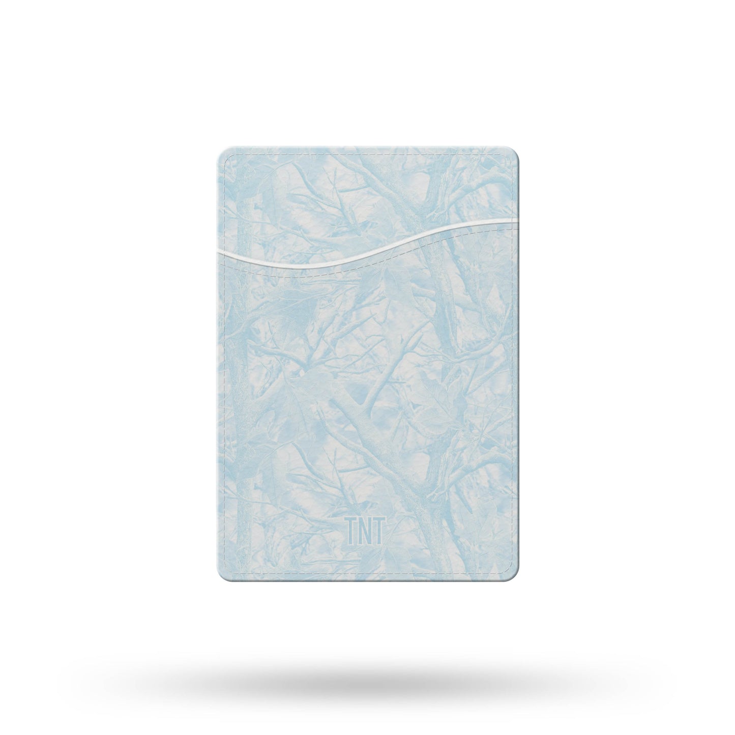 Blue Frosted Tree Camo Phone Wallet / Card Holder