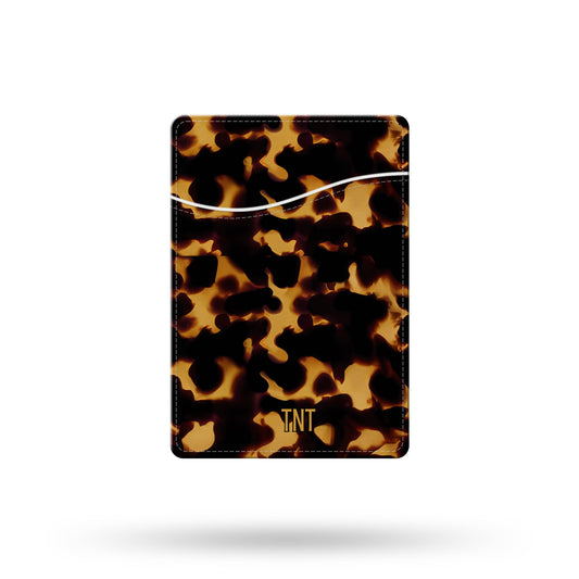 Trendy Tortoise Print Phone Wallet / Card Holder