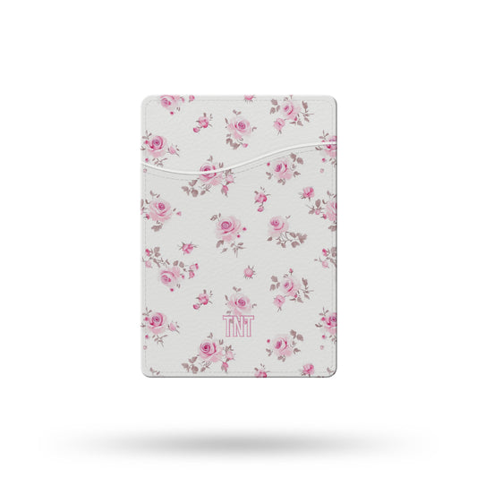 Pink Floral Summer Phone Wallet / Card Holder