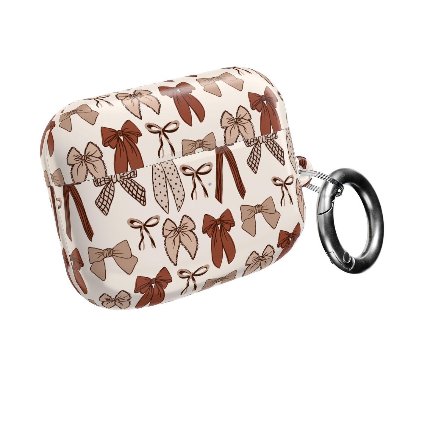 Brown Fall Bow Collage AirPod Case