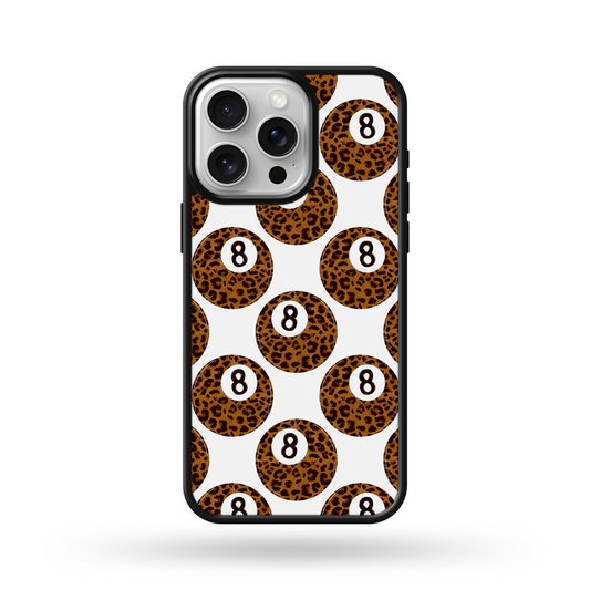 Leopard 8 Ball Phone Case