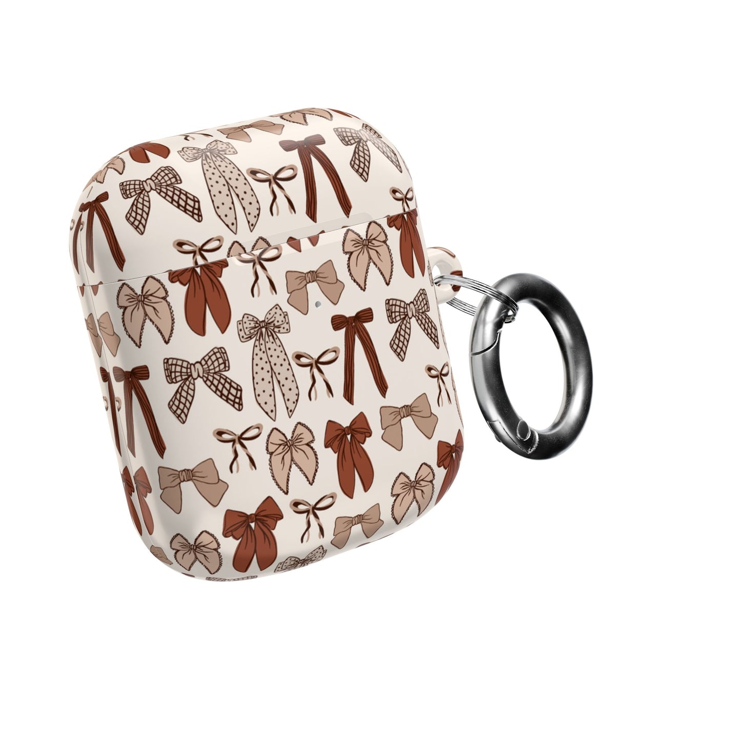Brown Fall Bow Collage AirPod Case