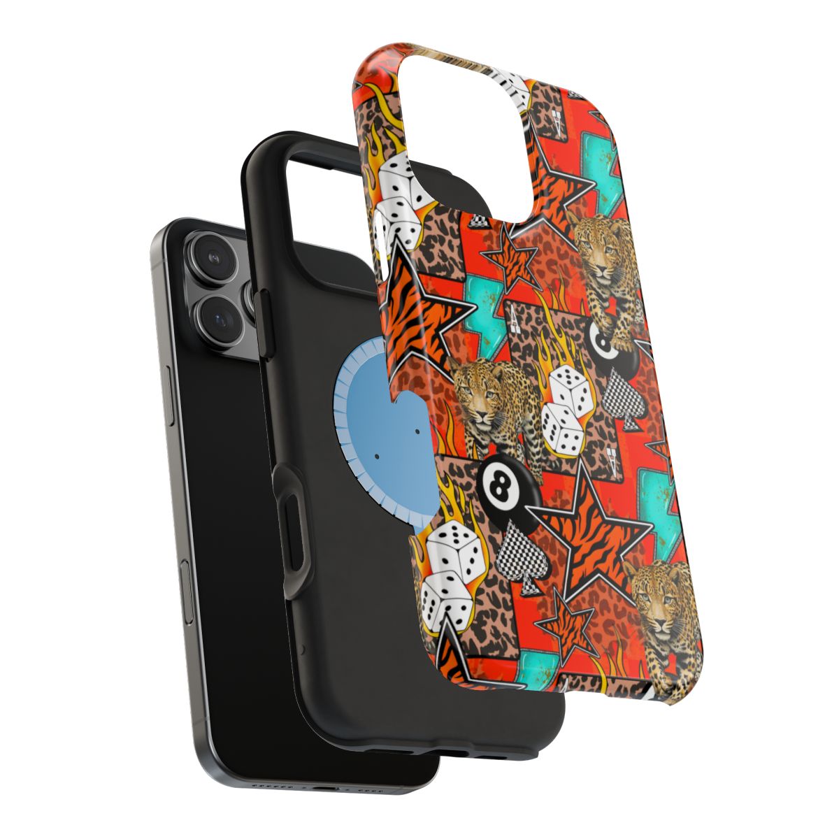 Western Yallternative Collage Tough Magnetic Mobile Phone Case