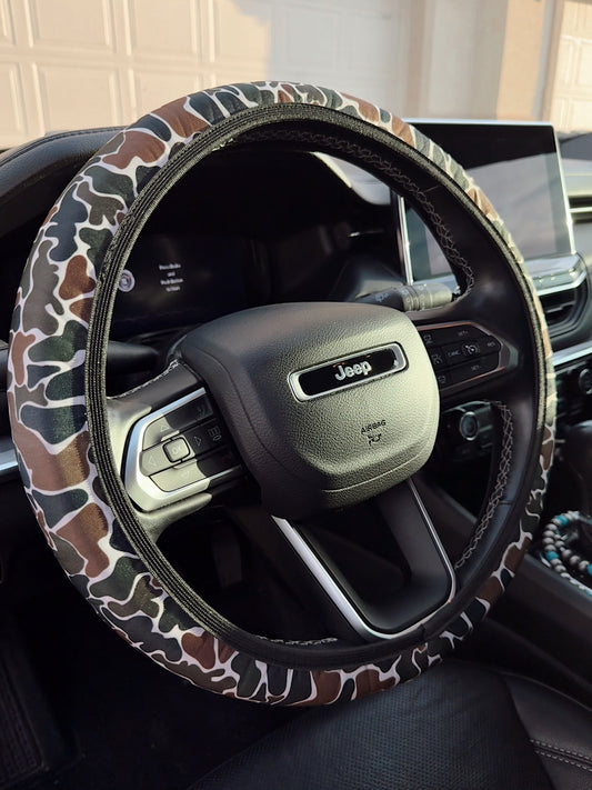 Trendy Camo Steering Wheel Cover