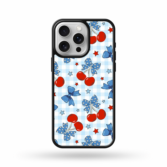 Patriotic Cherries Phone Case