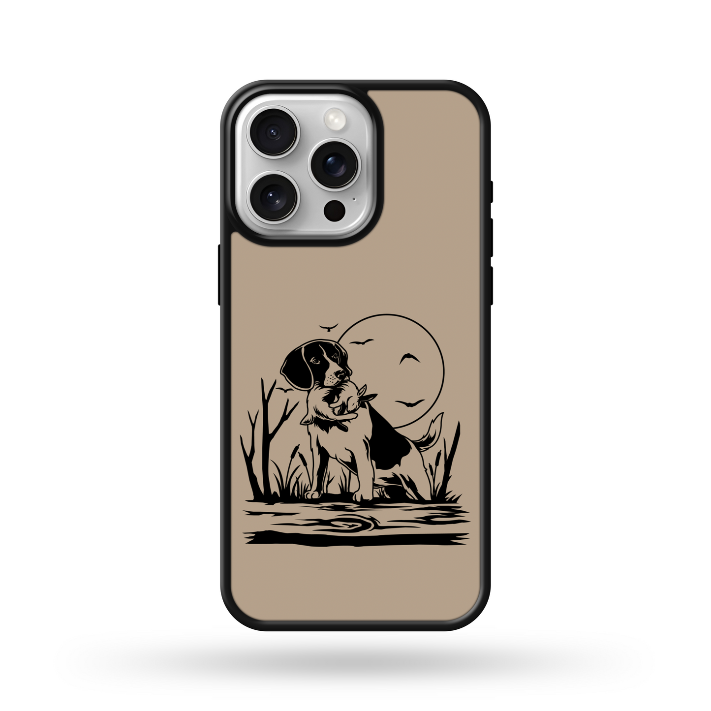 Beagle Rabbit Hunting MagSafe Compatible Phone Case
