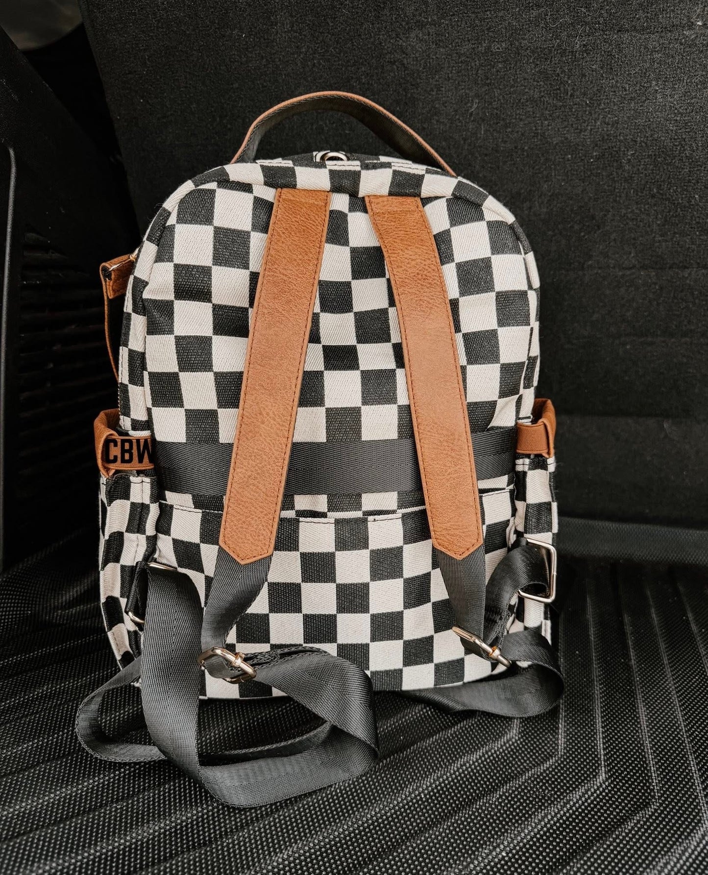 PRE ORDER Cutie Checkered Boho Backpack