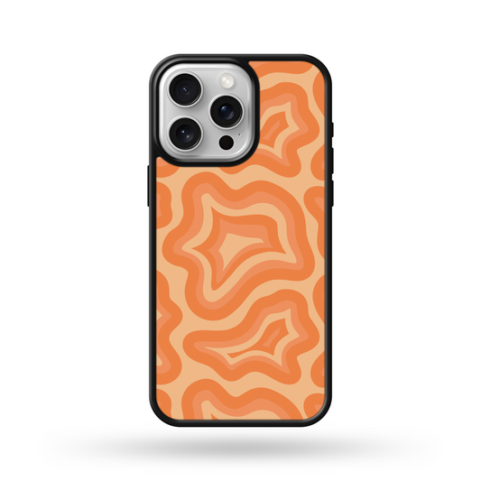 Sunset Retro Swirls MagSafe Compatible Phone Case