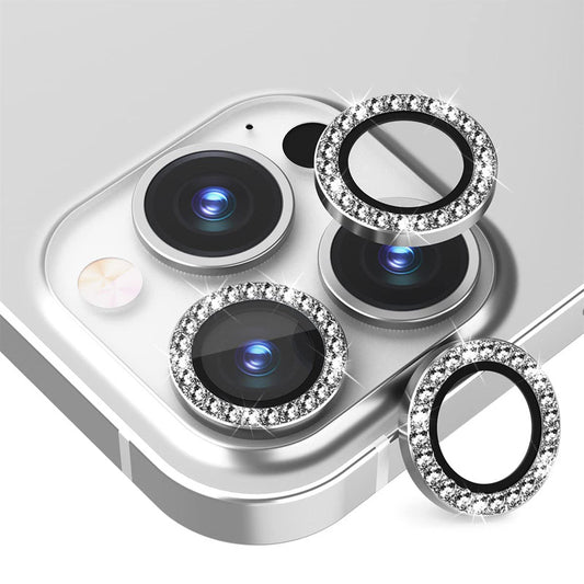 Silver camera phone lens protector