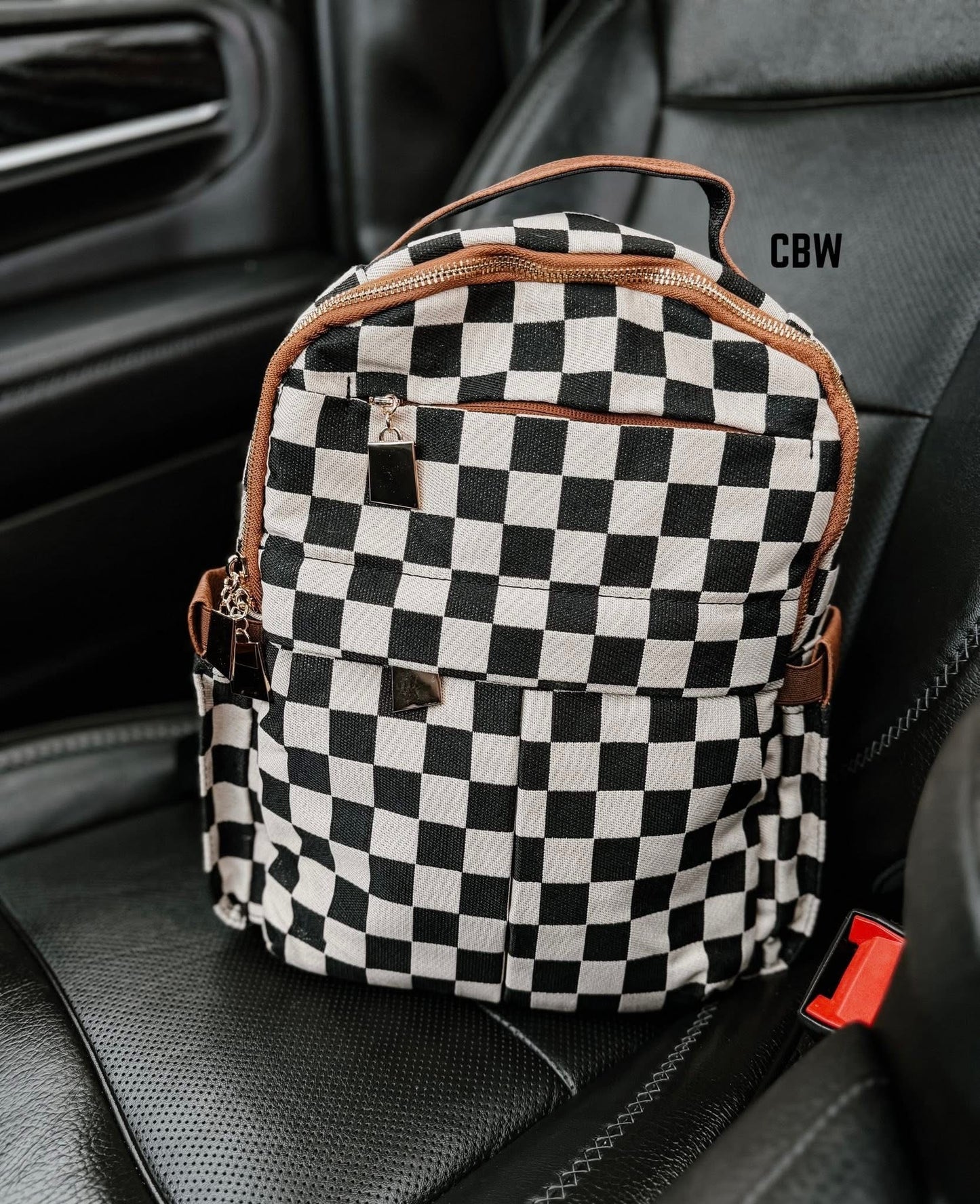 PRE ORDER Cutie Checkered Boho Backpack