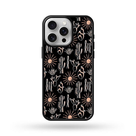 Sunny Desert Cactus MagSafe Compatible Phone Case