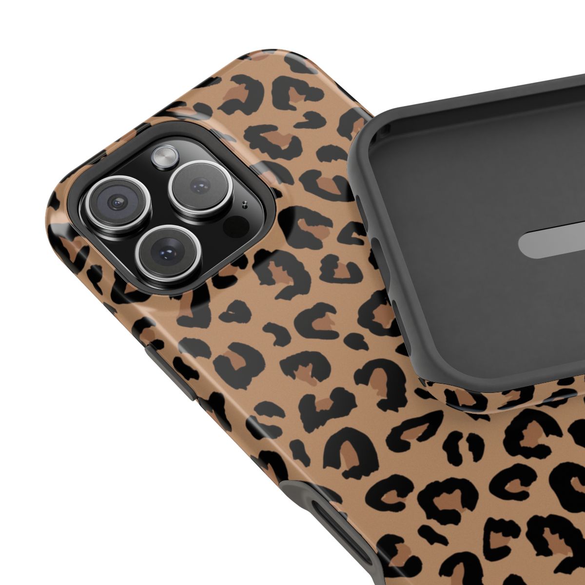 Cheetah Print Boho Trendy Tough Magnetic Mobile Phone Case