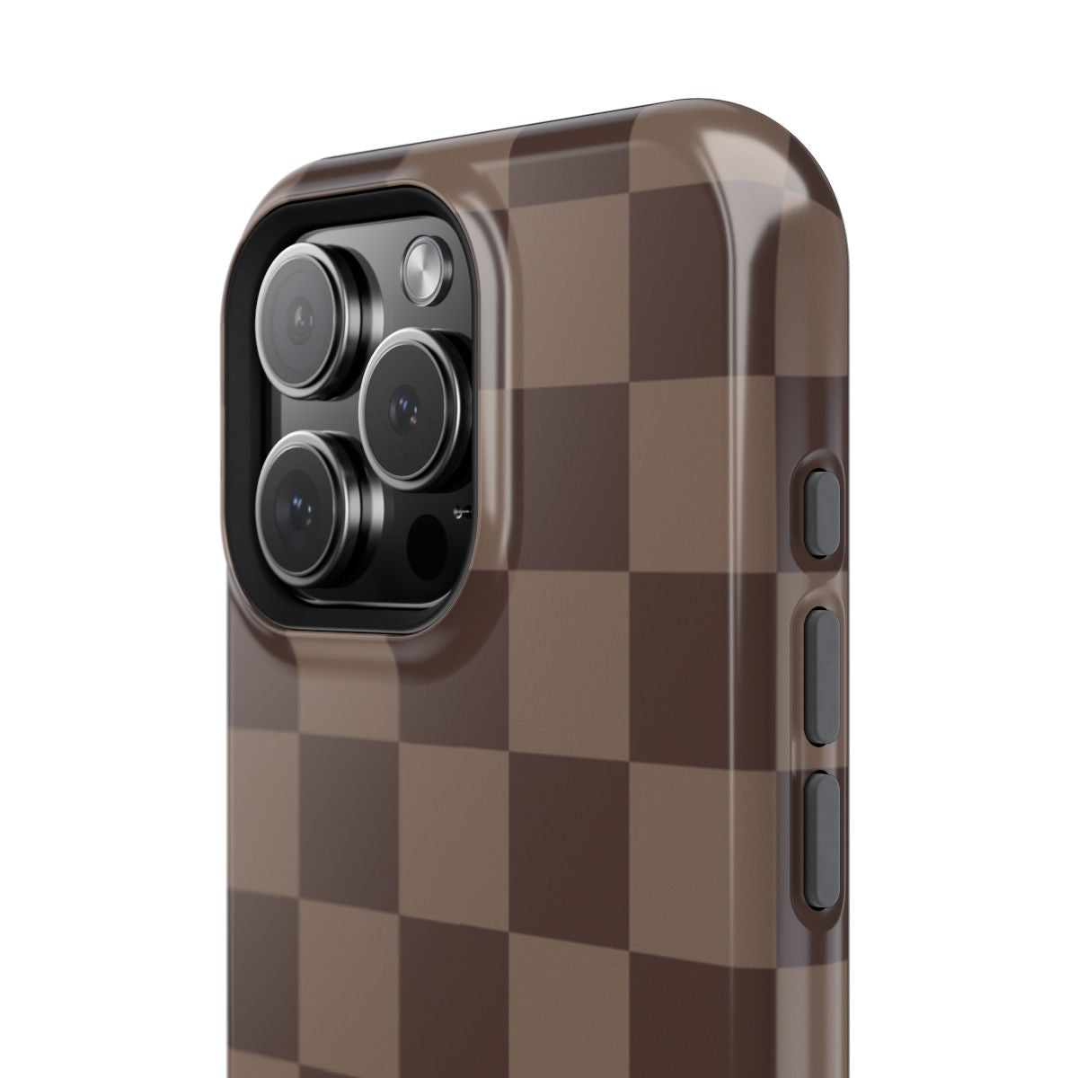 Fall Brown Checkered Tough Magnetic Mobile Phone Case