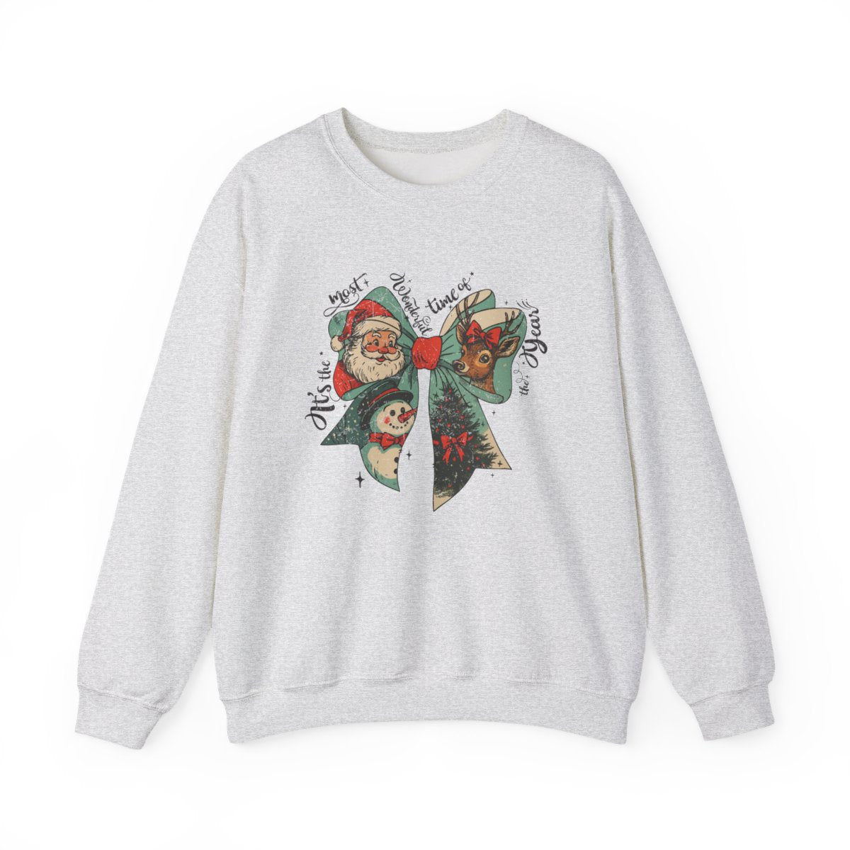 Most Wonderful Time Of The Year Bow Sweatshirt