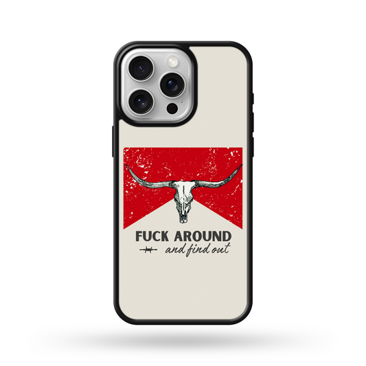 Punchy Western FAFO MagSafe Compatible Phone Case