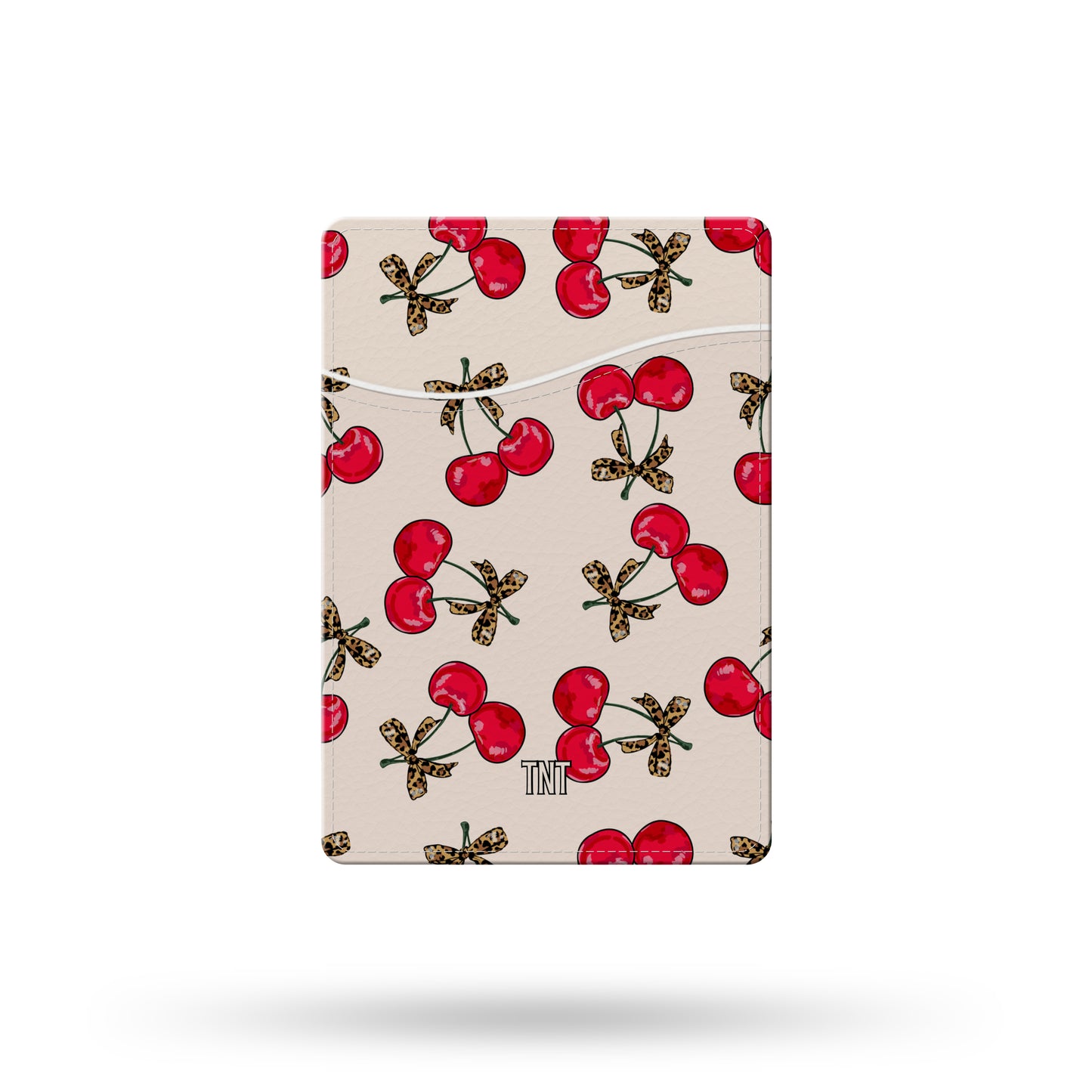 Trendy Leopard Cherries Wallet / Card Holder