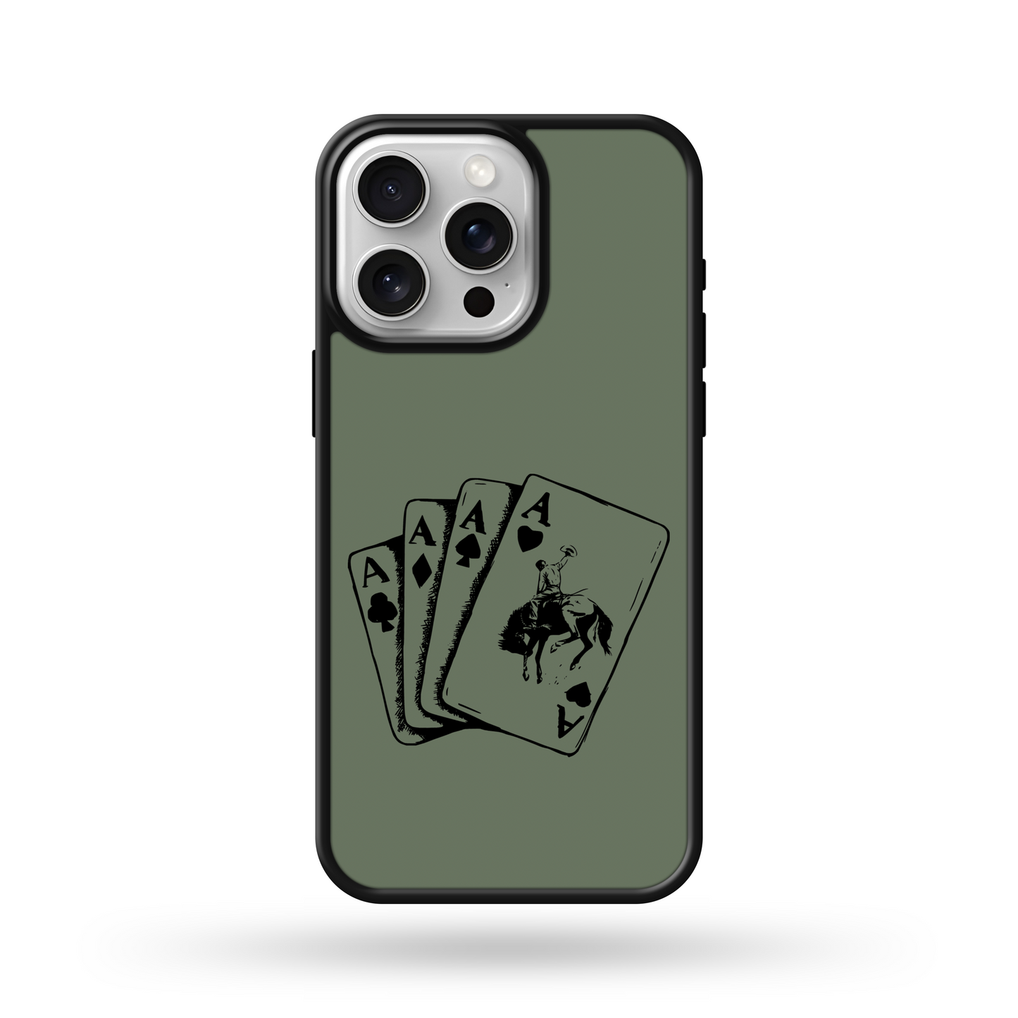 Green Ace Cards MagSafe Compatible Phone Case