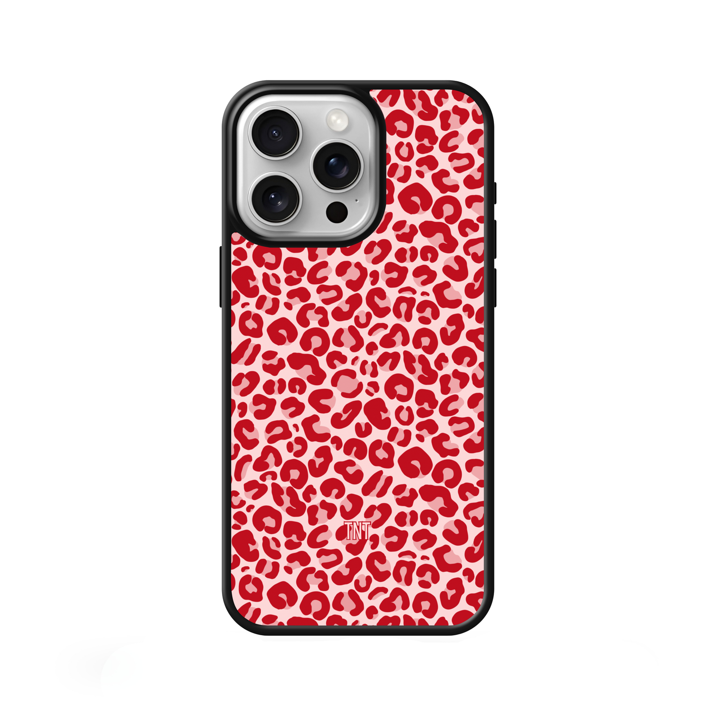 Red Leopard Print Edge Phone Case