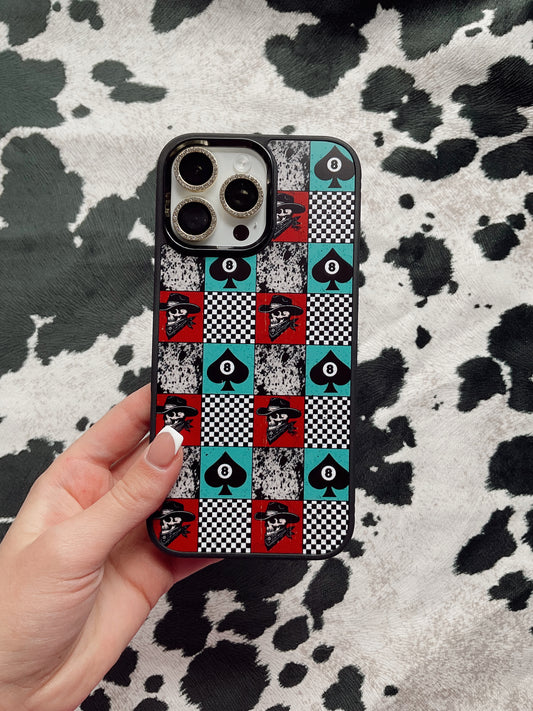 Cowboy Patchwork MagSafe Compatible Phone Case
