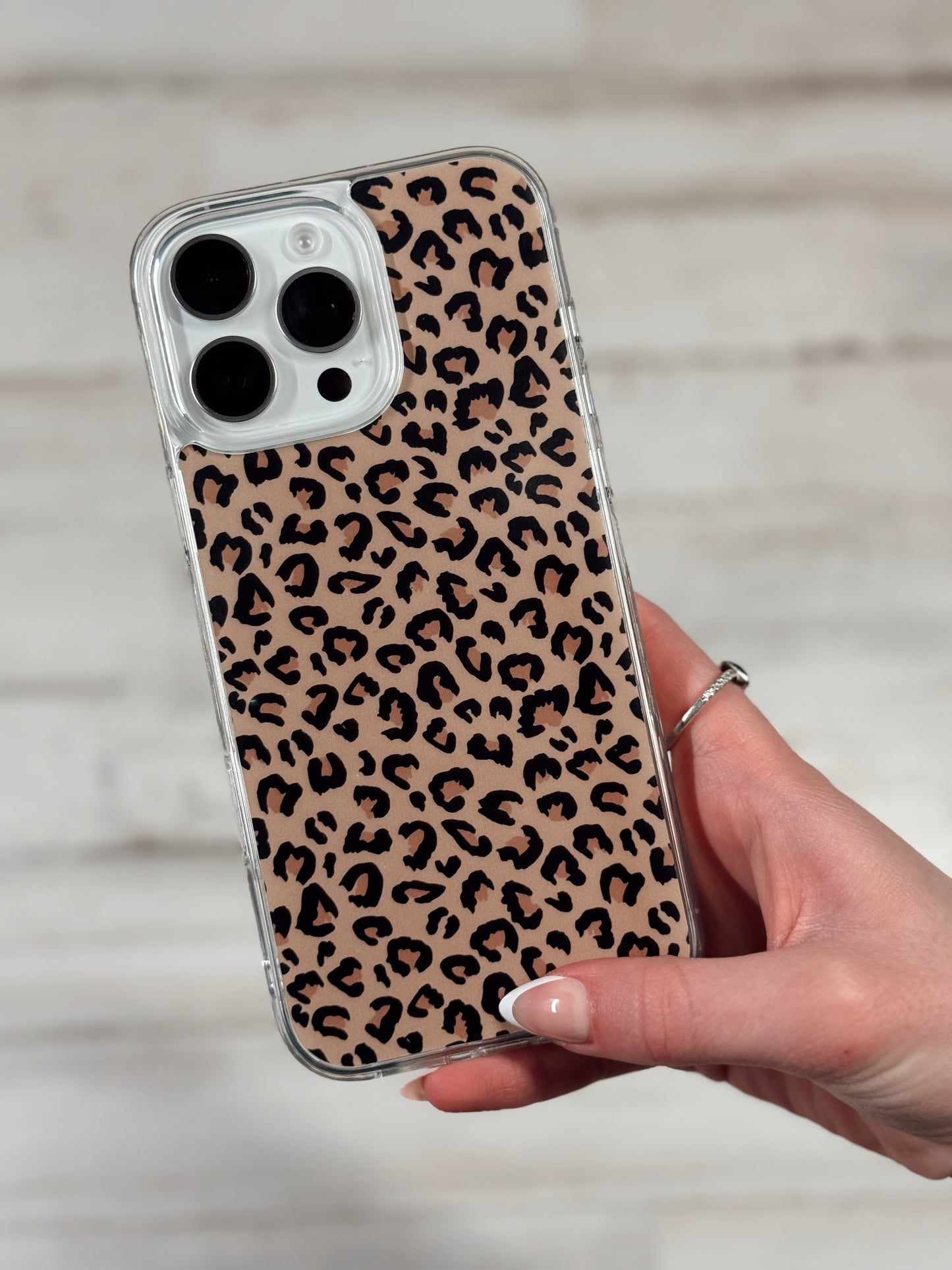 Cheetah Print Boho MagSafe Compatible Phone Case