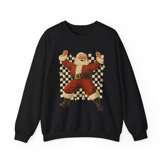 Checkered Santa Sweatshirt