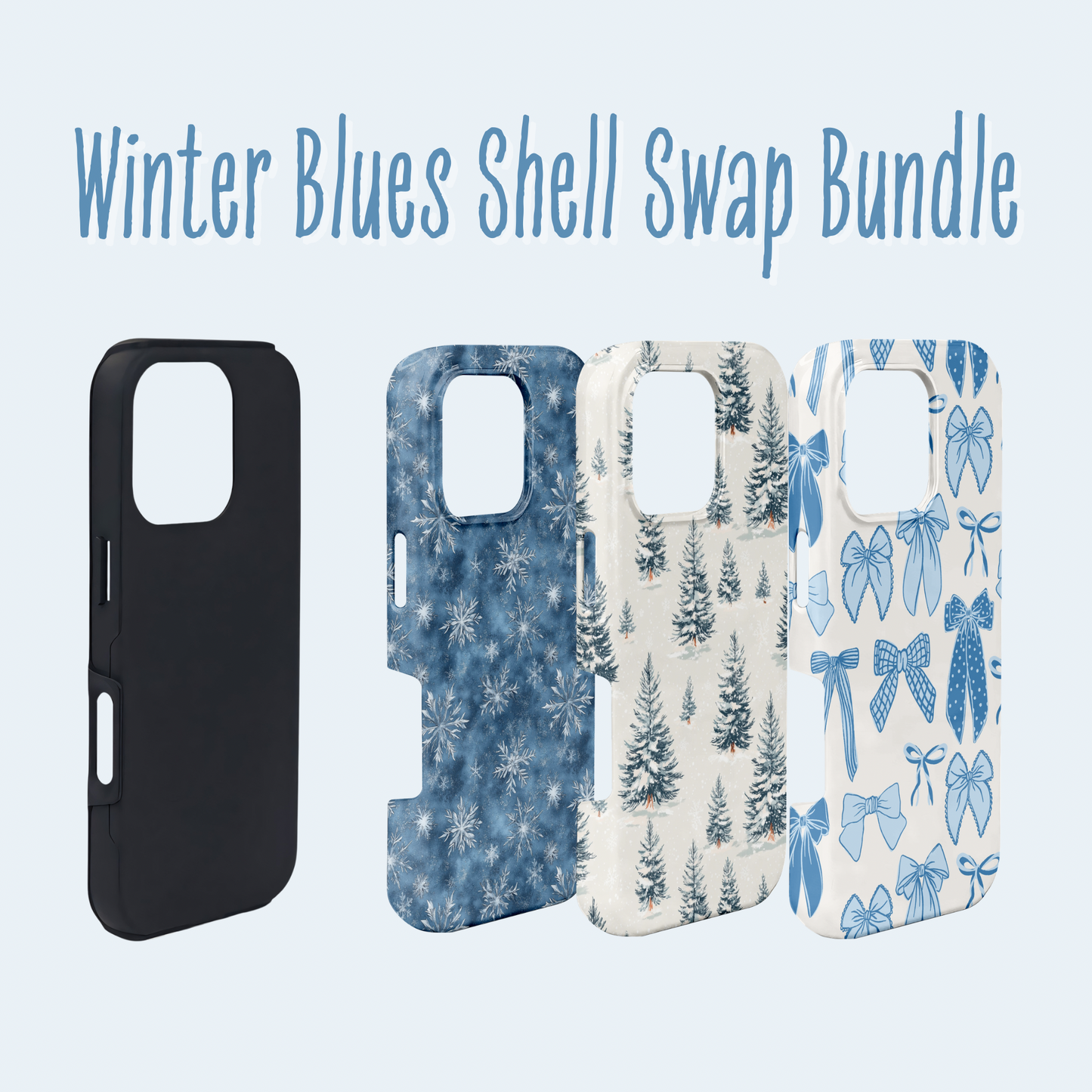 Winter Blues Tough Shell Swap Bundle