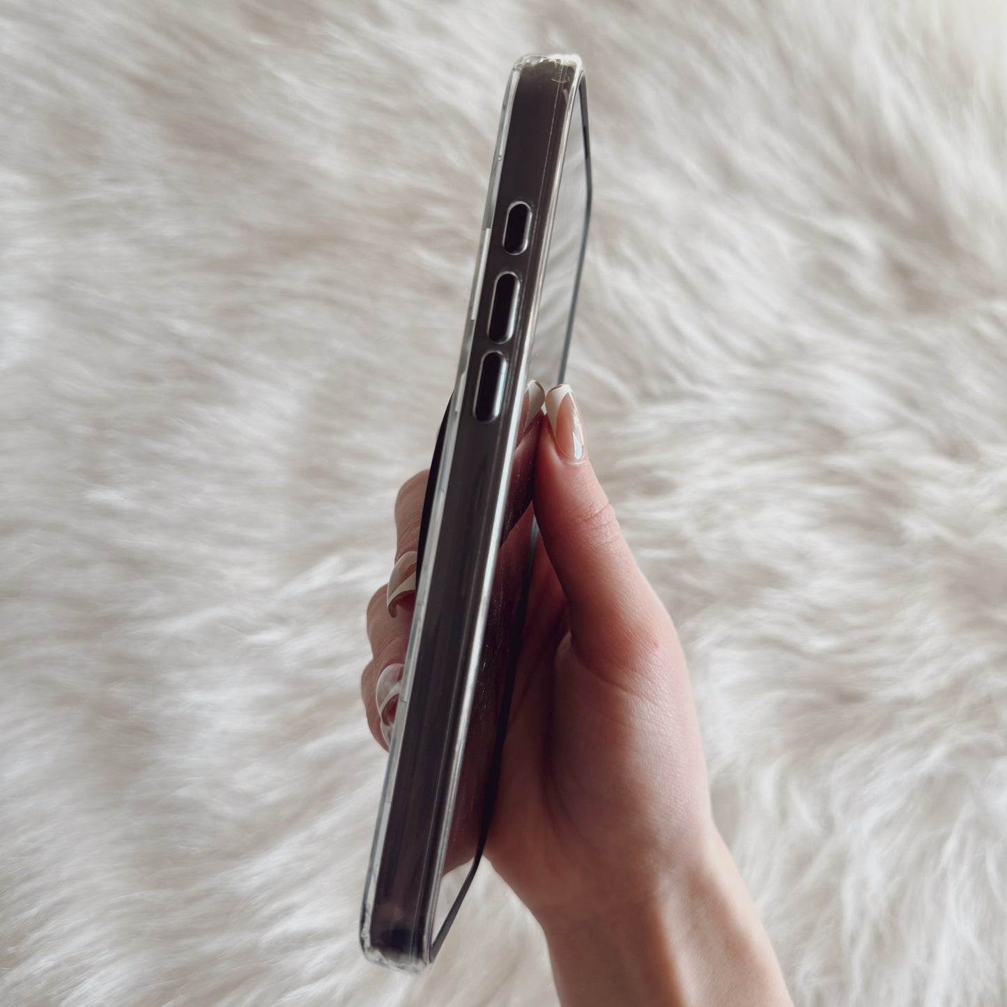 Clear Cowprint Bow MagSafe Phone Case