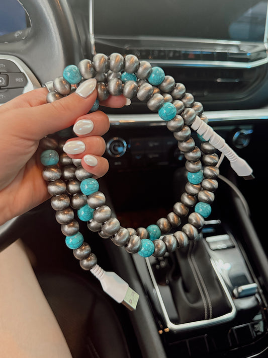 Western Beaded Phone Charger