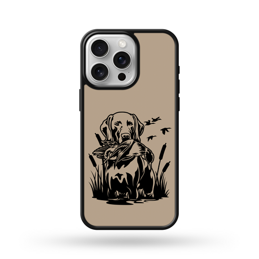 Sand Duck Hunting Dog MagSafe Compatible Phone Case