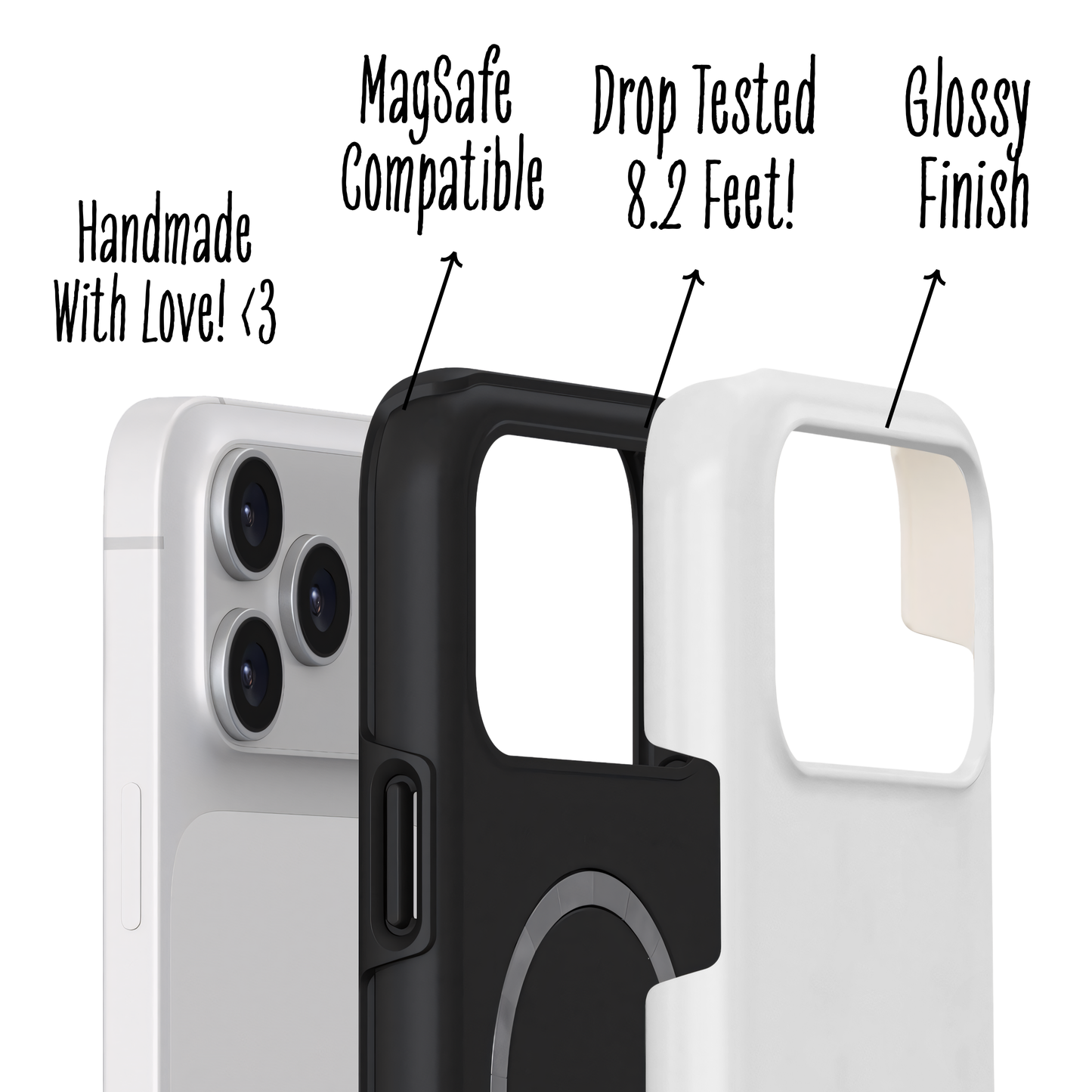 Neutral Boho Highland Cows Phone Case