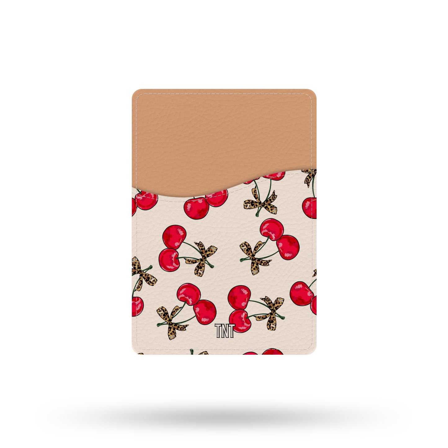 Trendy Leopard Cherries Wallet / Card Holder