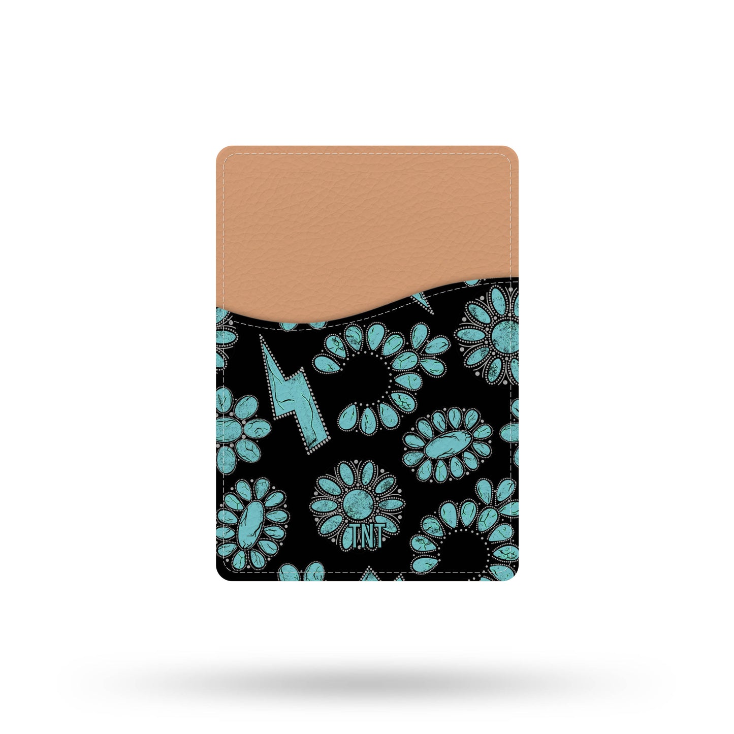 Turquoise Jewelry Western Concho Phone Wallet / Card Holder