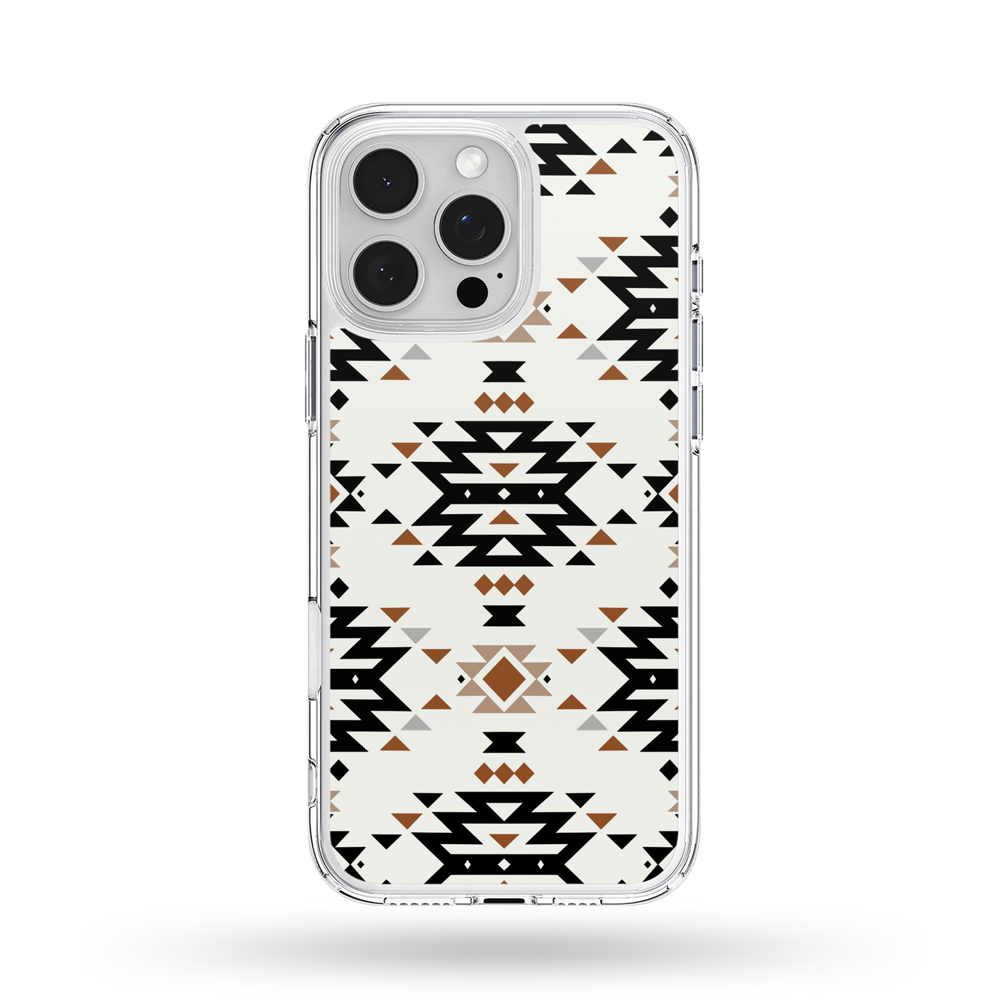 Neutral Boho Aztec MagSafe Compatible Phone Case