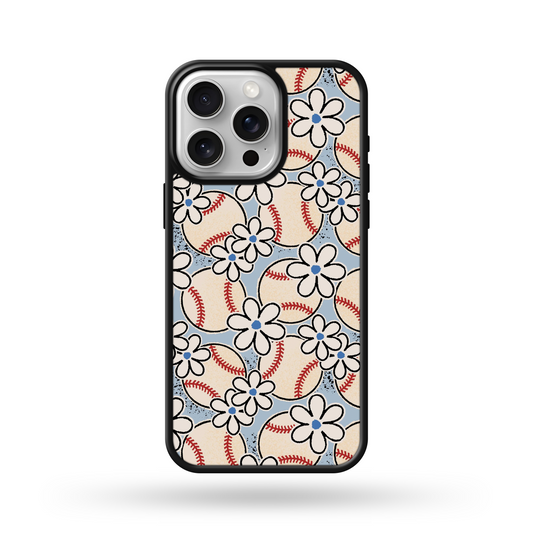 Baseball Florals MagSafe Compatible Phone Case