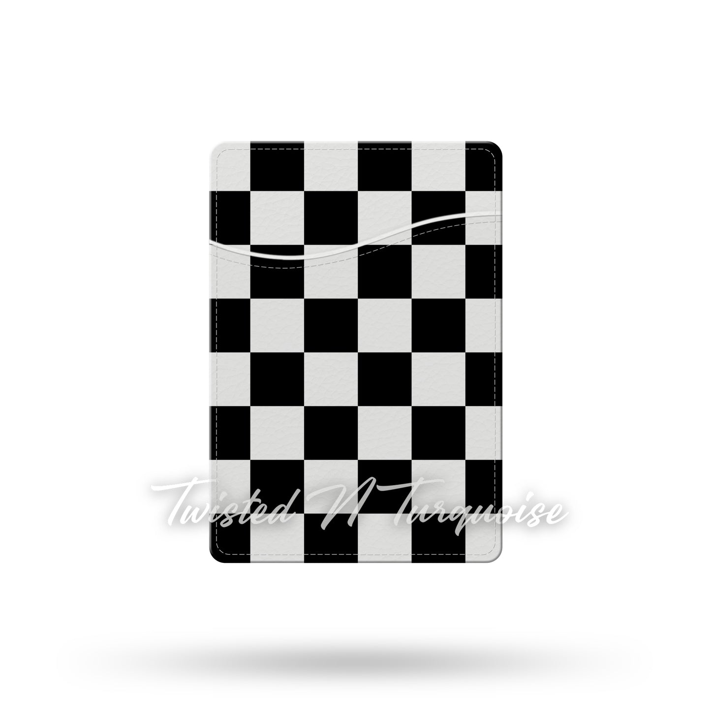 Classic Checkered MagSafe Wallet / Card Holder