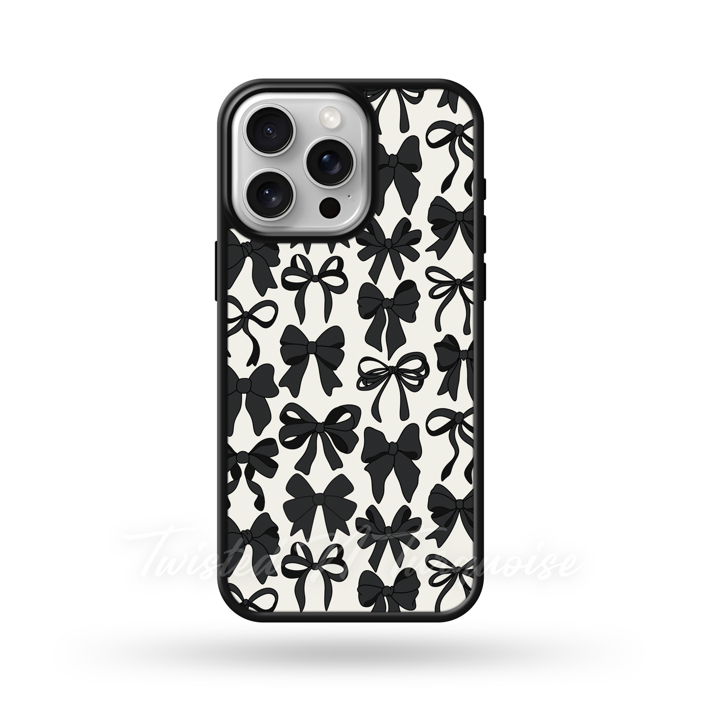 Black Bows Collage Style Edge Phone Case