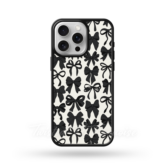 Black Bows Collage Style Edge Phone Case