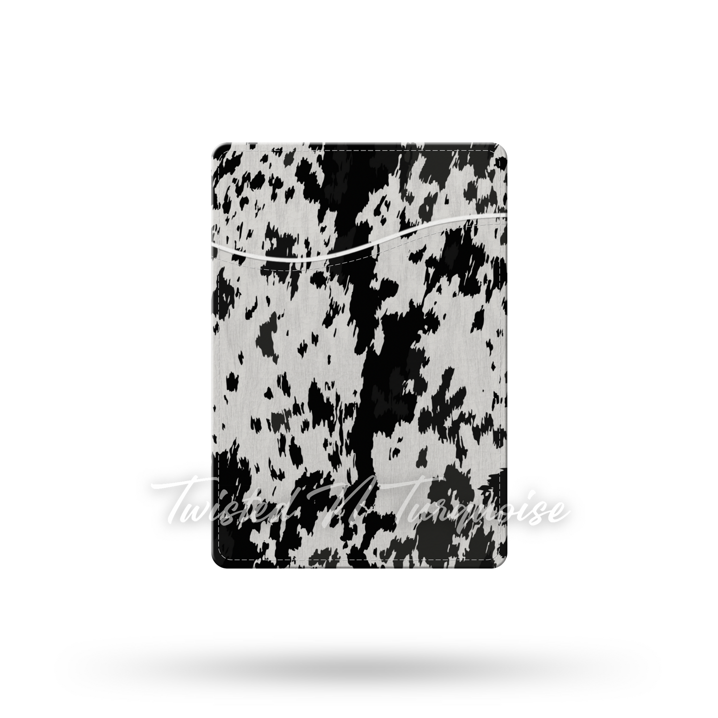 Faux Cowhide Western Phone Wallet / Card Holder