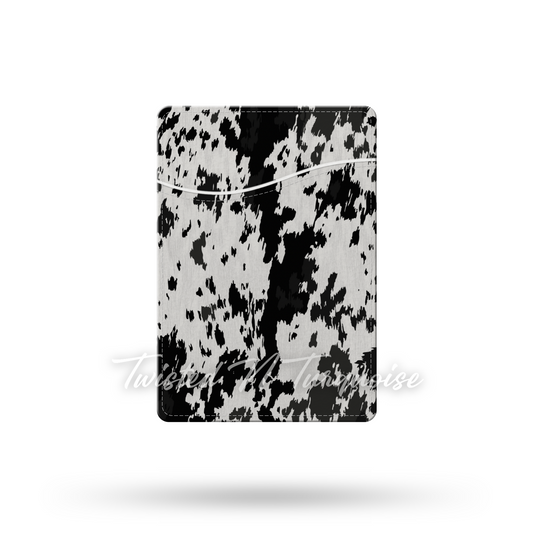 Faux Cowhide Western Phone Wallet / Card Holder