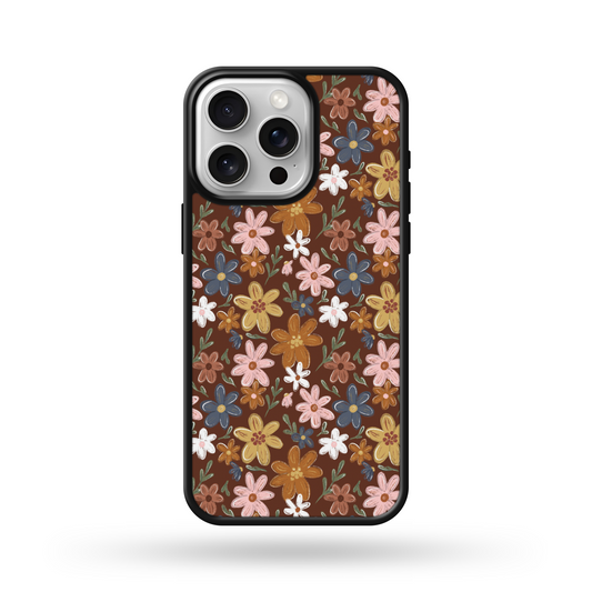 Brown Fall Florals Phone Case