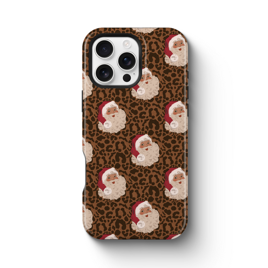 Cheetah Santa Magnetic Phone Case