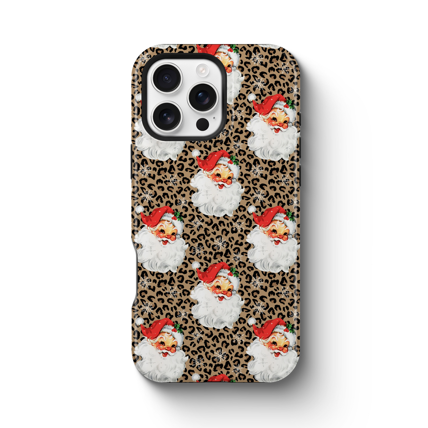 Cheetah Santa V2 Christmas Phone Case