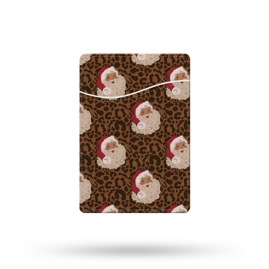 Cheetah Santa Phone Wallet